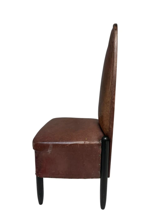 Art Deco Amsterdamse School High-Back Side Chair by Michel de Klerk, 1916/1925